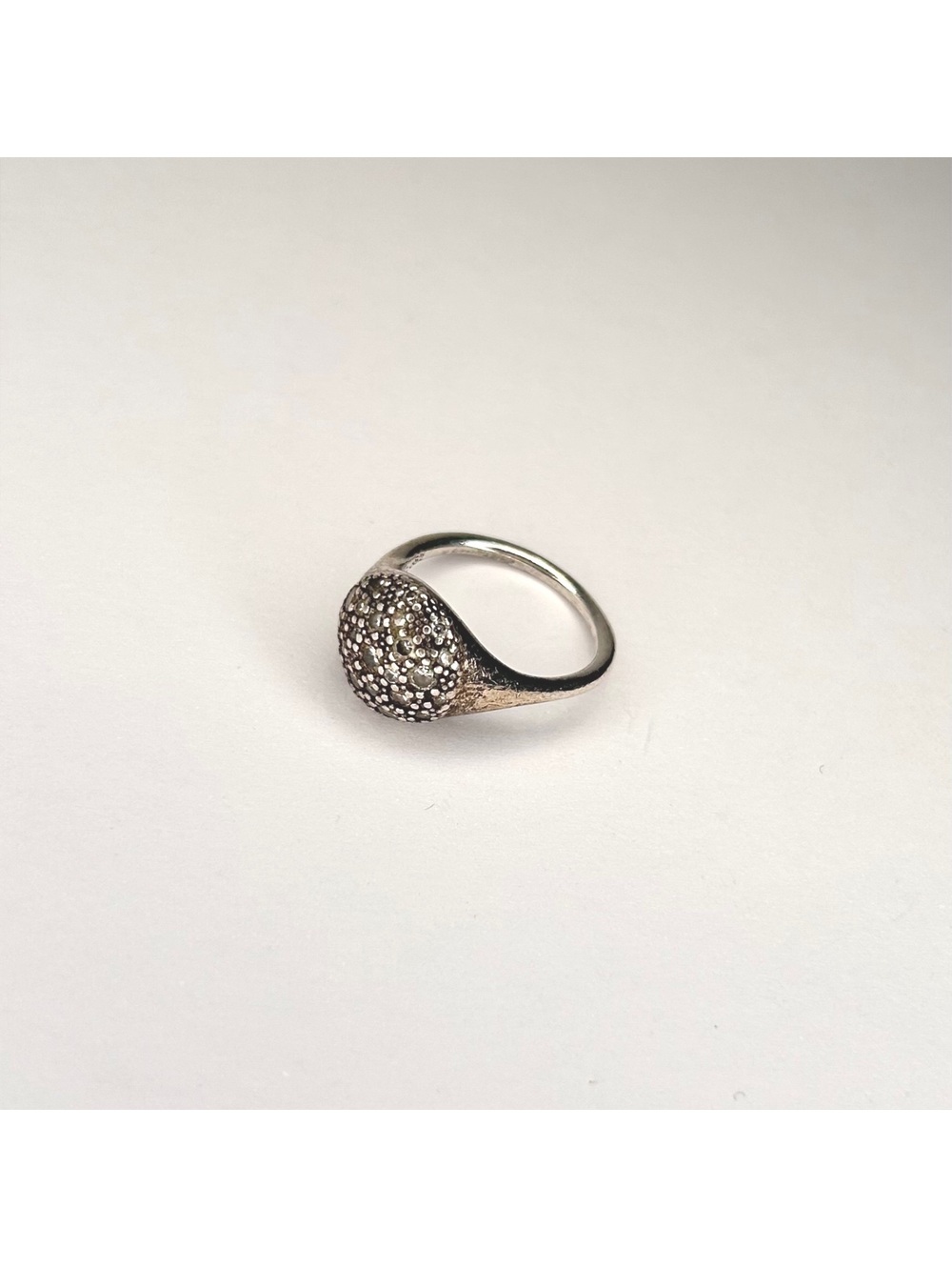 Vintage 925 Sterling Silver and CZ Pandora Cosmic Stars Ring 190914CZ Size 6.25+ - Picture 5 of 9